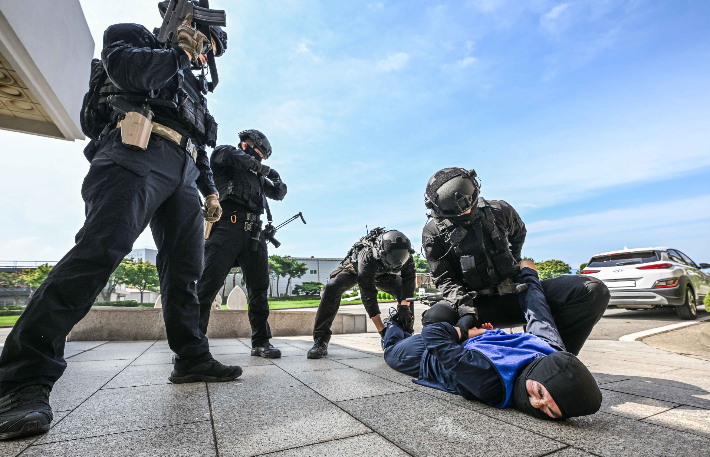 해군 인천해역방어사령부 주관 합동훈련 모습. 인방사 제공