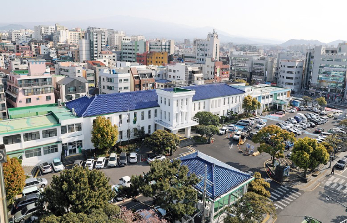 제주시청 전경. 