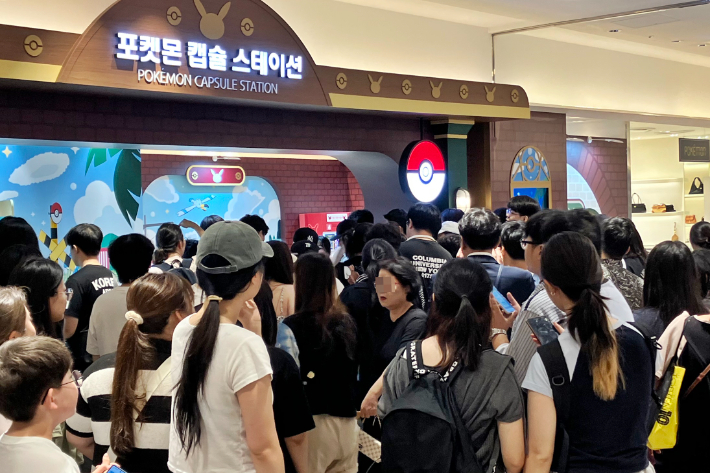 7만명 이상이 찾은 롯데백화점 부산본점 '포켓몬스터' 팝업스토어. 롯데백화점 제공