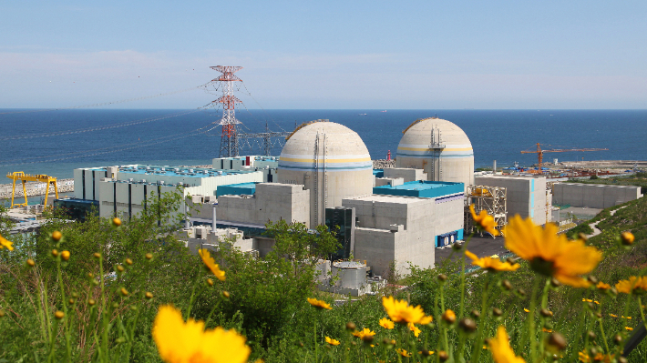 신고리1·2호기 전경. 한수원 제공 