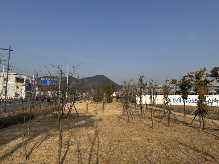 기후대응 도시숲(동전일반산업단지). 창원시 제공 