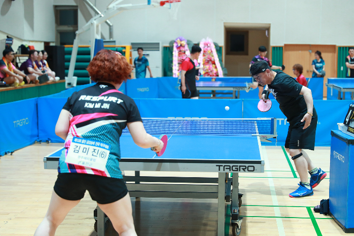 지난해 열린 울진금강송배 탁구대회. 울진군 제공