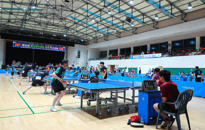 지난해 열린 울진금강송배 탁구대회. 울진군 제공