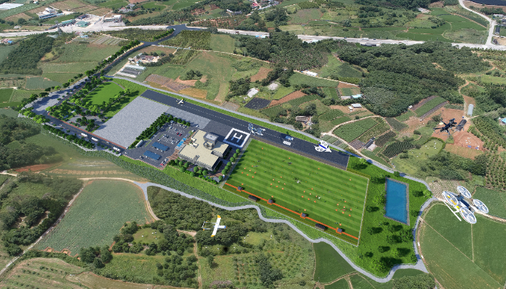 고창(호남권) 드론통합지원센터 조감도. 고창군 제공