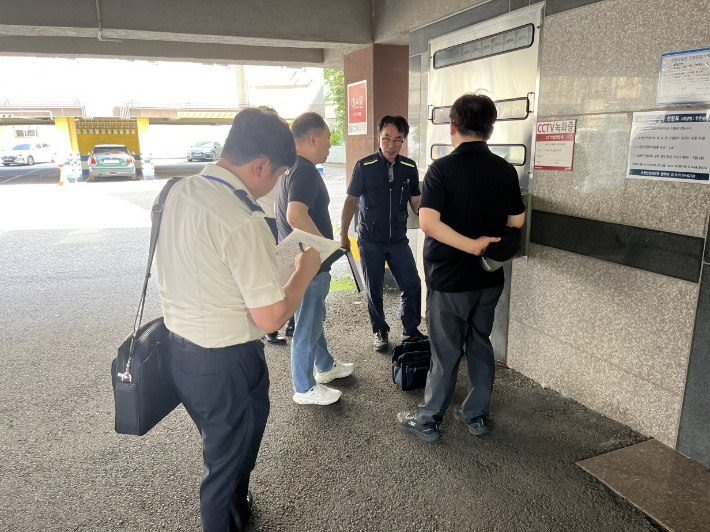 고흥군, 노후 공동주택 화재 예방 합동점검