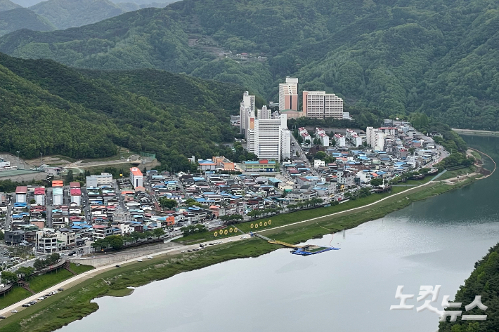 사진은 충청북도 단양군 일대. 