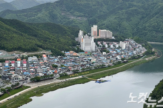 사진은 충청북도 단양군 일대. 
