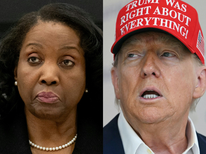 리사 쿡 연준 이사(왼쪽)와 도널드 트럼프 대통령. 연합뉴스