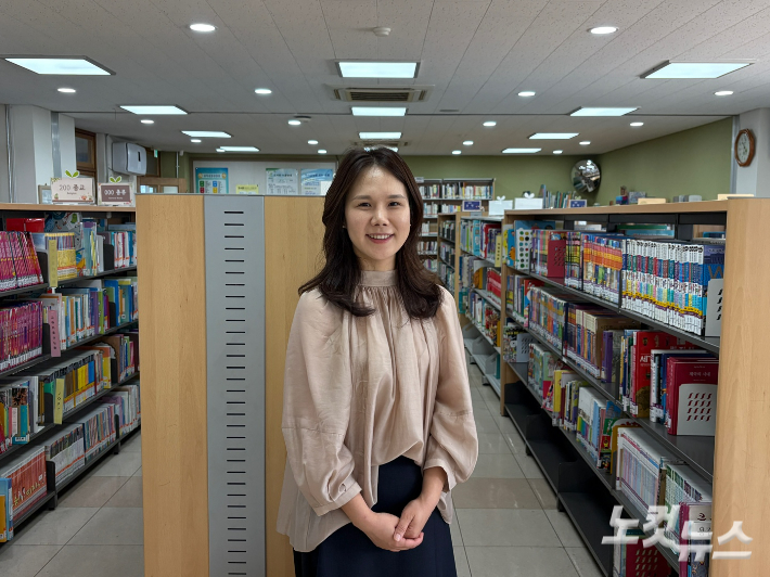 솔밭초 채송아 학부모. 김은지 리포터.