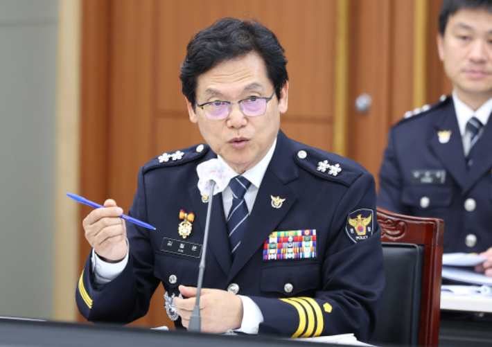 김철문 전북경찰청장. 연합뉴스