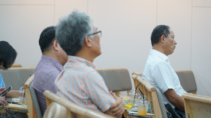 강연회 모습. 고상현 기자