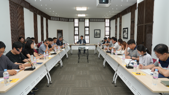 경북문화관광공사가 APEC 점검회의를 열고 있다. 공사 제공