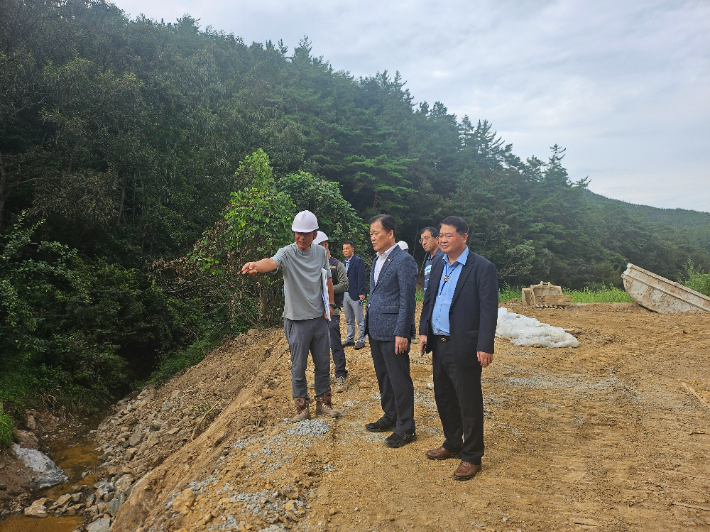 전남 장흥 사방댐 안전관리 점검. 전라남도 제공