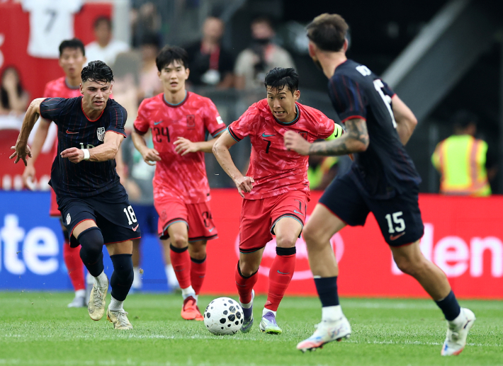 미국 2-0으로 완파한 홍명보호. 연합뉴스
