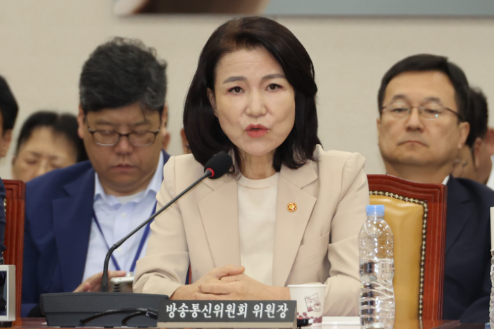 이진숙 방송통신위원장. 연합뉴스