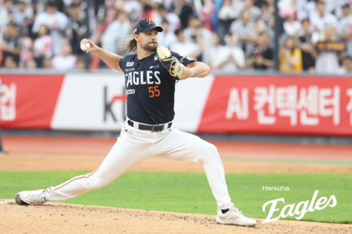 한화의 외국인 투수 와이스. 한화 이글스 제공 