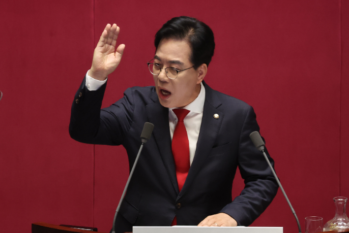 국민의힘 송언석 원내대표. 연합뉴스
