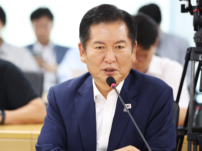 더불어민주당 정청래 대표. 연합뉴스