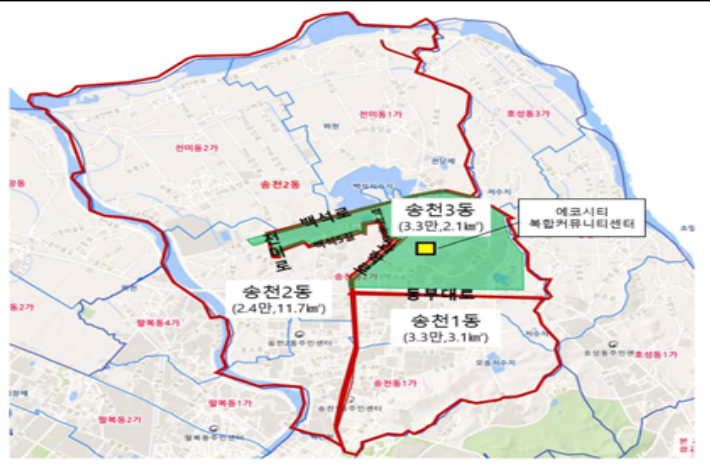 전주 송천동 분동안. 전주시의회 제공