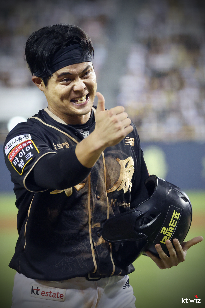 결승타의 주인공 권동진. kt 위즈