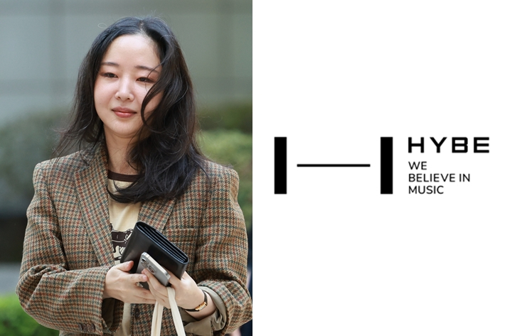 민희진 전 어도어 대표가 11일 오후 당사자 신문을 위해 서울 서초구 서울중앙지법으로 들어서는 모습. 연합뉴스/하이브 제공