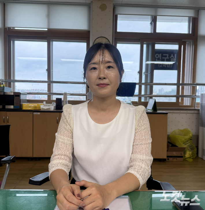금천초 강서우 학생 학부모 김유미씨. 유다정 리포터