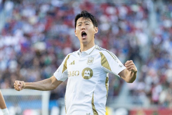 MLS 2호 골 터뜨린 손흥민. 연합뉴스