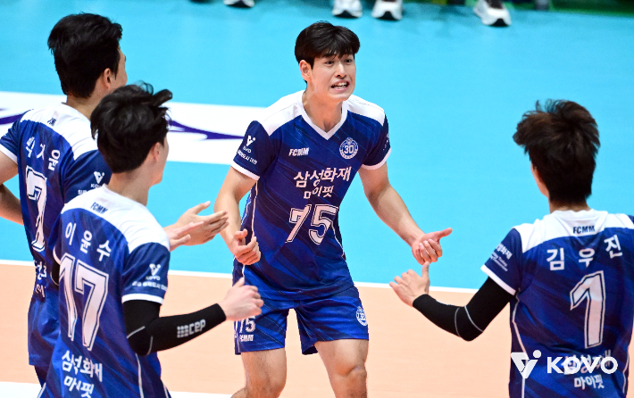 삼성화재 승리. 한국배구연맹