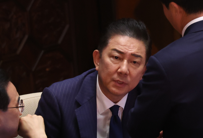 더불어민주당 김병기 원내대표. 연합뉴스