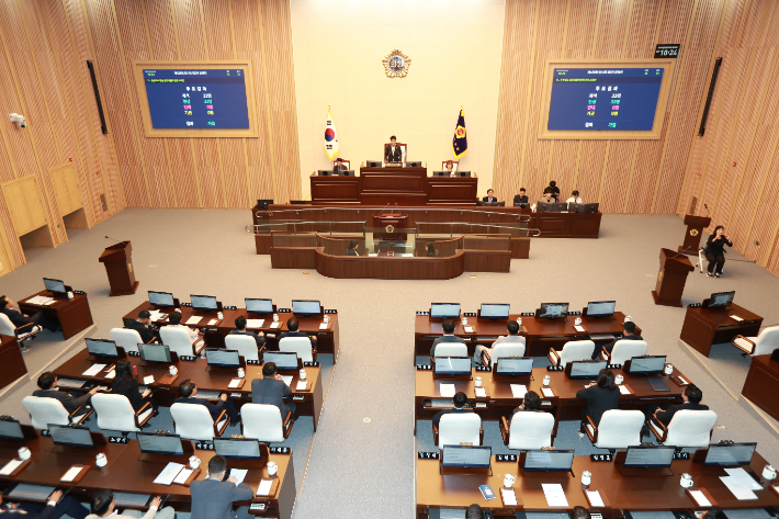 충북도의회 제공