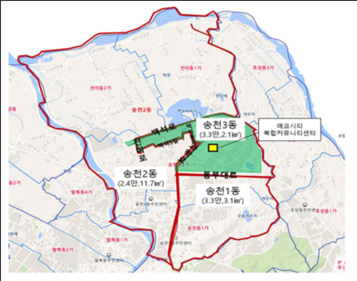 전주시 송천동 분동안. 전주시 제공