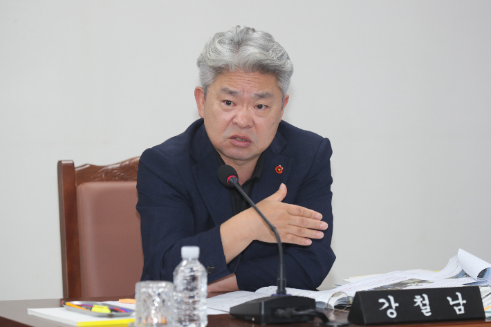 더불어민주당 강철남 도의원. 제주도의회 제공