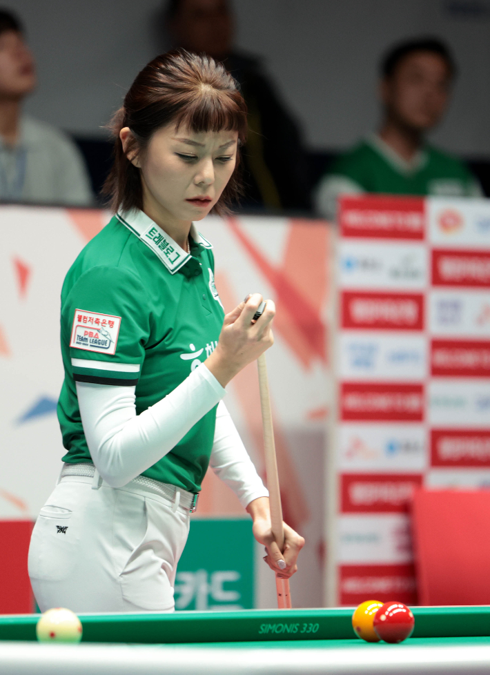 하나카드 여자 에이스 김가영. PBA 