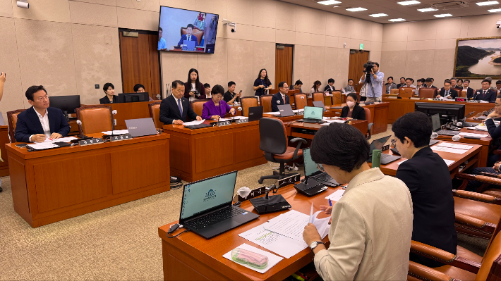 국회 산불특위 전체회의. 김형동 의원실 제공