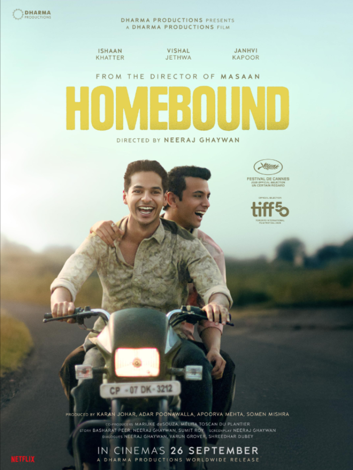 2010년 AFA 졸업생 니틴 배드가 편집을 맡은 '홈바운드'(Homebound)(2024) 포스터. IMDb 제공
