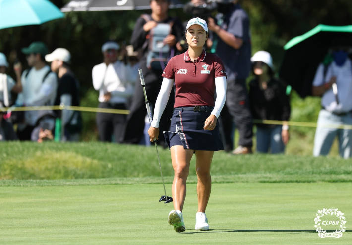 또 다시 아쉽게 연장 패배를 당한 이민지. KLPGA 