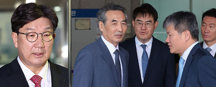 국민의힘 권성동 의원(왼쪽), 김건희 특별검사팀. 연합뉴스