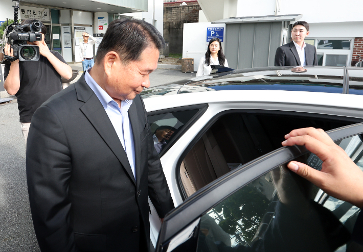당선무효형 선고받은 신경호 강원교육감. 연합뉴스