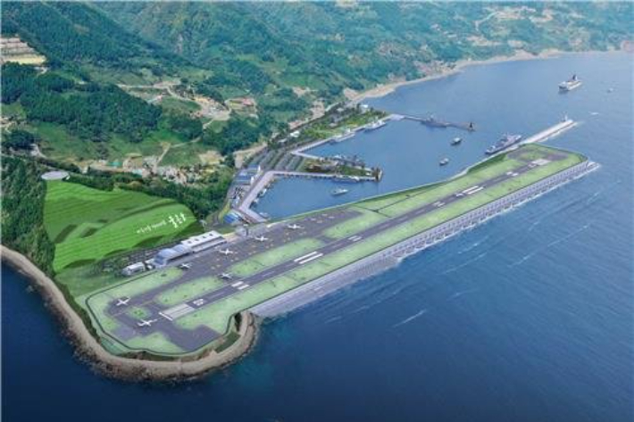 울릉공항 조감도. 연합뉴스