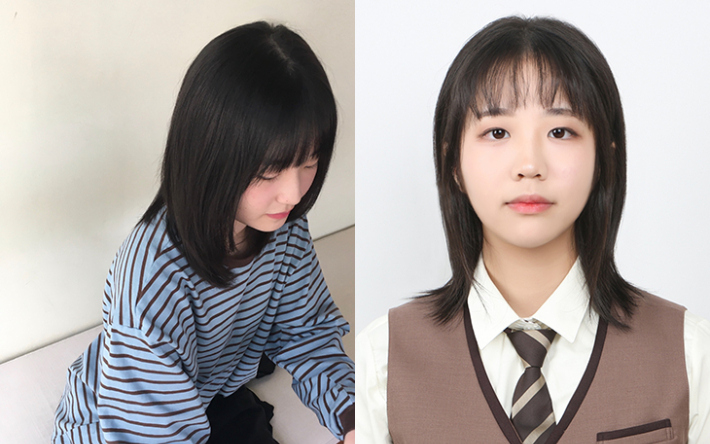  제6회 김유정 푸른문학상 수상자 대학부 대상 박근희(왼쪽), 고등부 대상 김진하. 김유정문학촌 제공