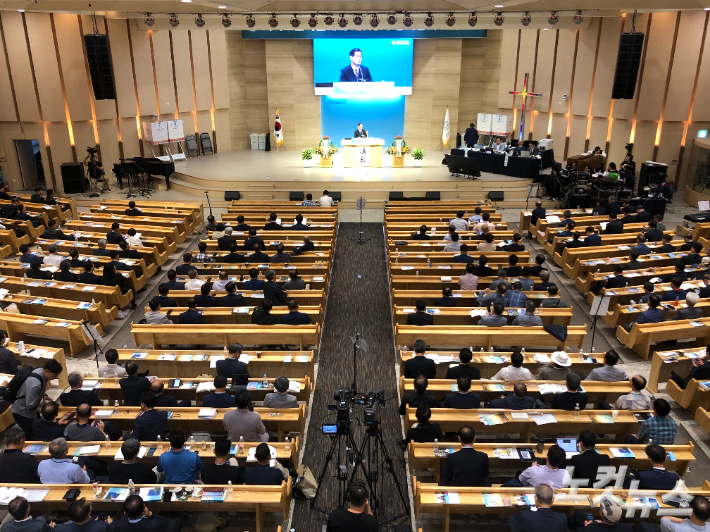 기독교한국침례회가 22일부터 24일까지 전북 전주 새소망교회에서 제115차 정기총회를 진행했다. 장세인 기자