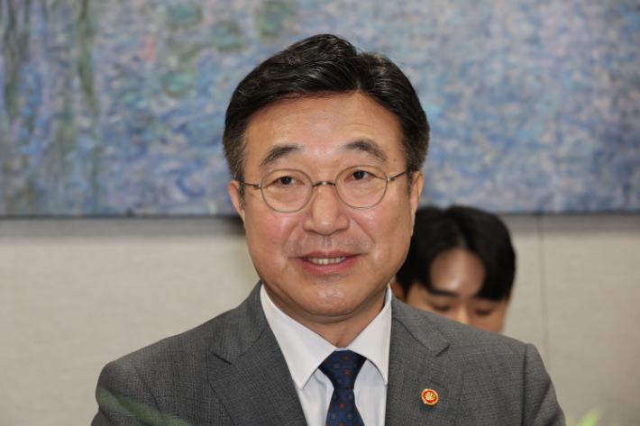 윤호중 행정안전부 장관. 연합뉴스