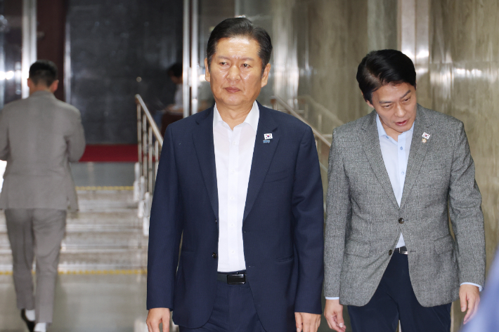 더불어민주당 정청래 대표. 연합뉴스