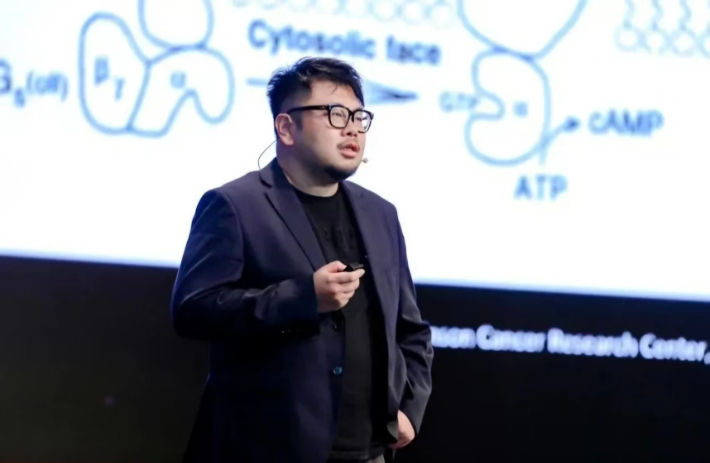KAIST 기계공학과를 졸업한 한국 유학파 한비청 브레인코 창업자 겸 CEO. 브레인코 위쳇 계정 캡처