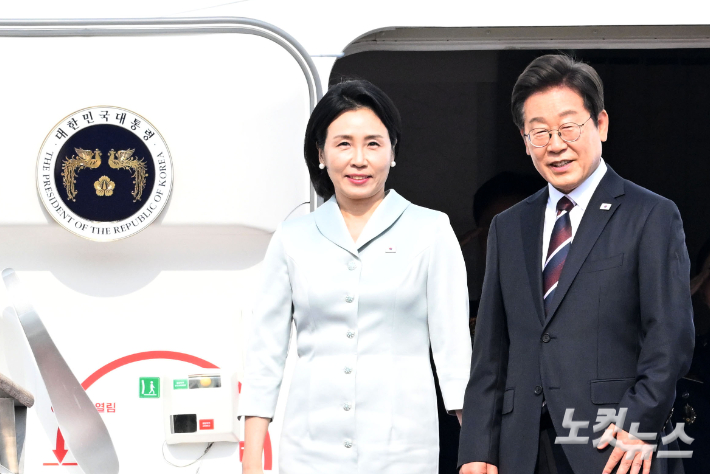 이재명 대통령과 부인 김혜경 여사. 류영주 기자