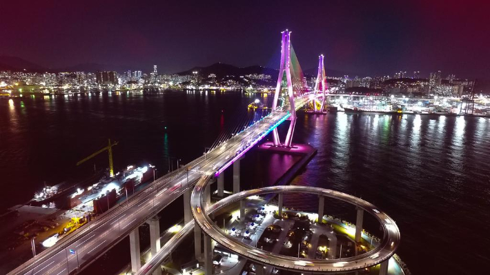부산항대교. 영도구청
