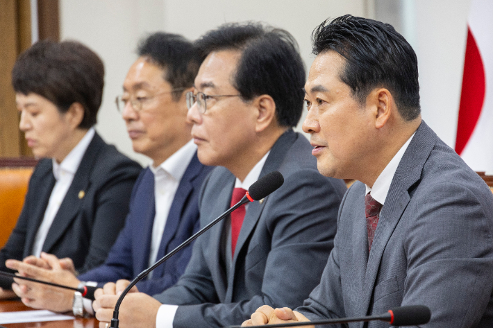국민의힘 장동혁 대표. 연합뉴스