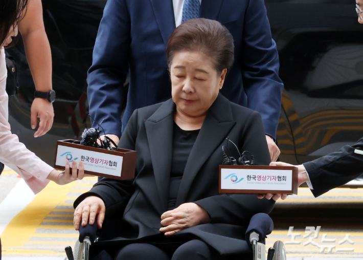 통일교 한학자 총재. 황진환 기자