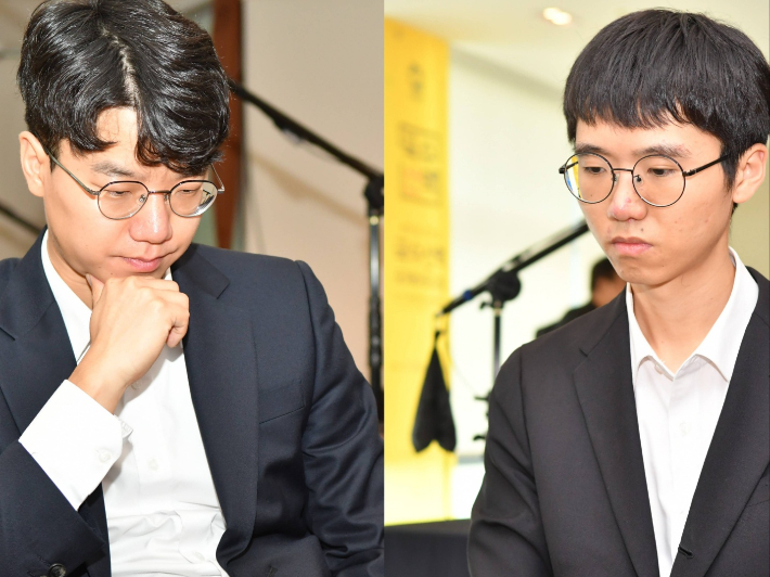 안성준 9단(사진 왼쪽)과 변상일 9단. 한국기원 제공