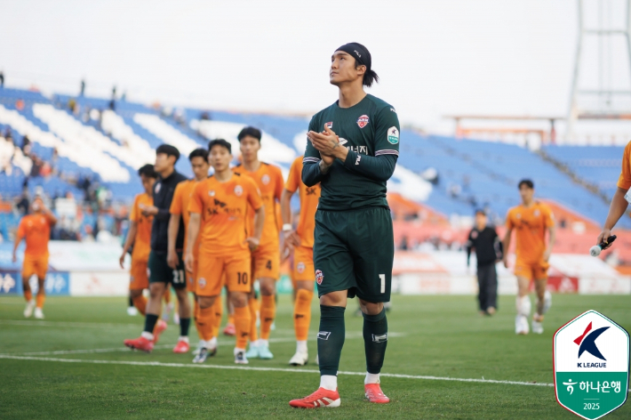 제주SK FC 골키퍼 김동준. 한국프로축구연맹 제공